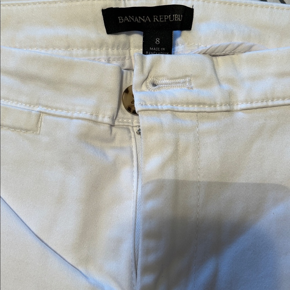 Banana Republic White Jeans